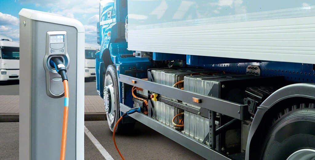 Article sur l’électrification du transport lourd au salon Euromove