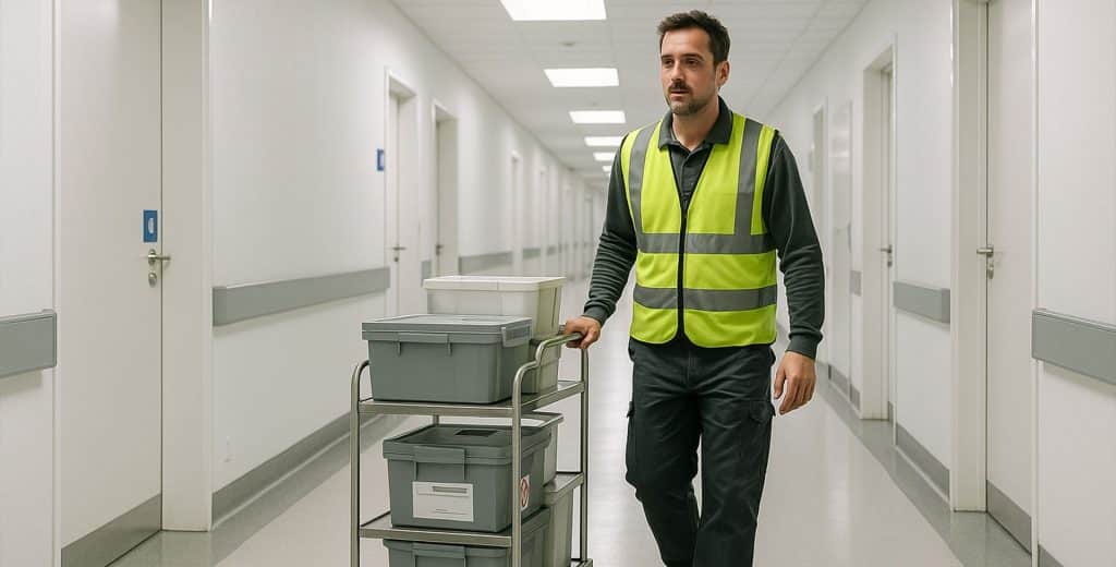 Agent logistique en milieu hospitalier