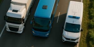 Salon EUROMOVE réunissant le transport routier de marchandises, de voyageurs et sanitaire